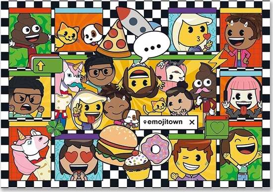 Изображение Clementoni Puzzle Super Emojii Town 180 elementów (29066)