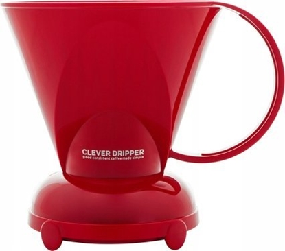 Attēls no Clever Clever Dripper - Zaparzacz do kawy L 500ml czerwony + 100 filtrów