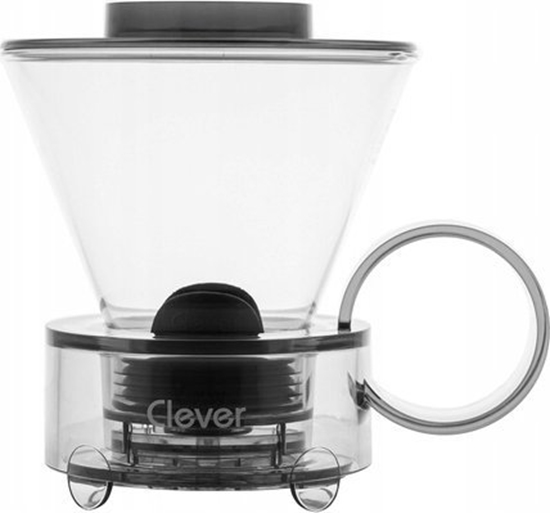Picture of Clever Clever Dripper - Zaparzacz do kawy szklany 500ml przezroczysty szary