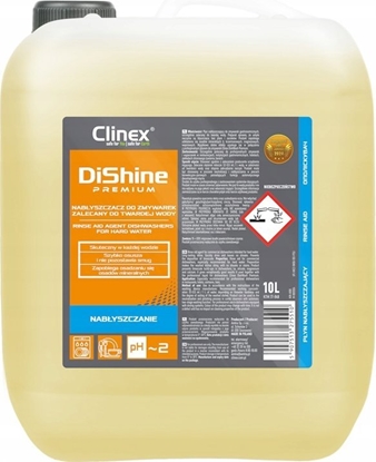 Изображение Clinex Clinex DiShine Premium - Pyn nabyszczajcy do zmywarek - 10 l