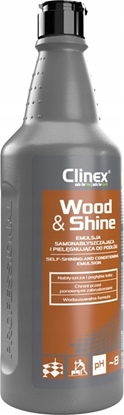 Изображение Clinex Emulsja CLINEX Wood&Shine, samonabyszczajca i pielgnujca podogi, 1l