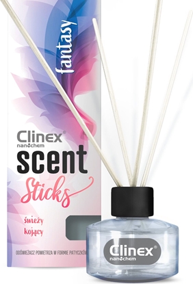 Picture of Clinex Patyczki kadzideka zapachowe do odwieania pomieszcze CLINEX Scent Sticks FANTASY 45ml Patyczki kadzideka zapachowe do odwieania pomieszcze CLINEX Scent Sticks FANTASY 45ml