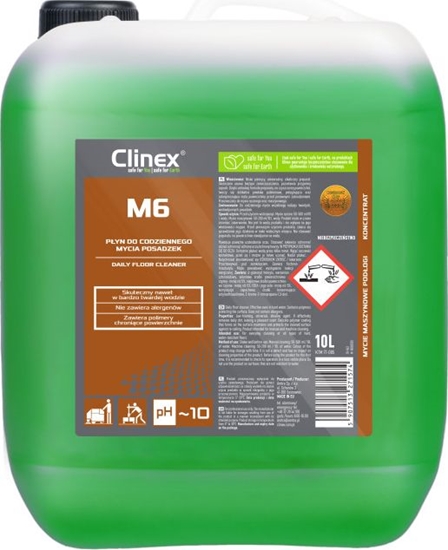 Изображение Clinex Pyn do codziennego mycia podóg posadzek CLINEX M6 10L Pyn do codziennego mycia podóg posadzek CLINEX M6 10L