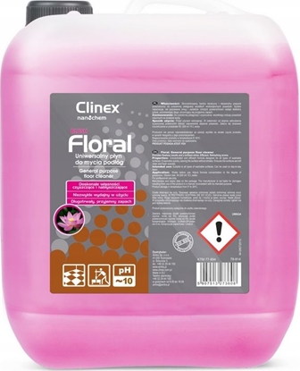 Picture of Clinex Pyn do mycia podóg bez smug poysk zapach CLINEX Floral - Blush 10L Pyn do mycia podóg bez smug poysk zapach CLINEX Floral - Blush 10L