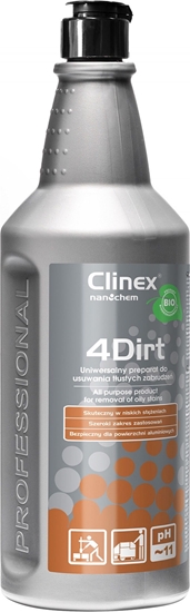 Picture of Clinex Preparat 4Dirt do usuwania tustych zabrudze 1 L