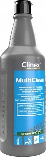 Picture of Clinex Uniwersalny rodek CLINEX Multi Clean, do mycia powierzchni wodoodpornych, Green Tea, 1l