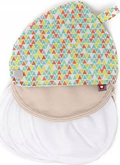 Picture of Close Caboo Close, Wielorazowe wkadki laktacyjne z zielonym etui, 4szt