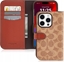 Изображение Coach Coach Folio Signature C Case - Etui 2w1 z klapk iPhone 15 Pro (Tan)