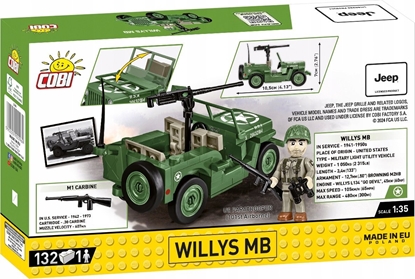 Picture of Cobi Klocki Willys MB 132 elementy