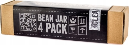 Picture of Comandante Comandante Bean Jar Clear Glass - Przezroczysty soik na zmielon kaw - 4 sztuki