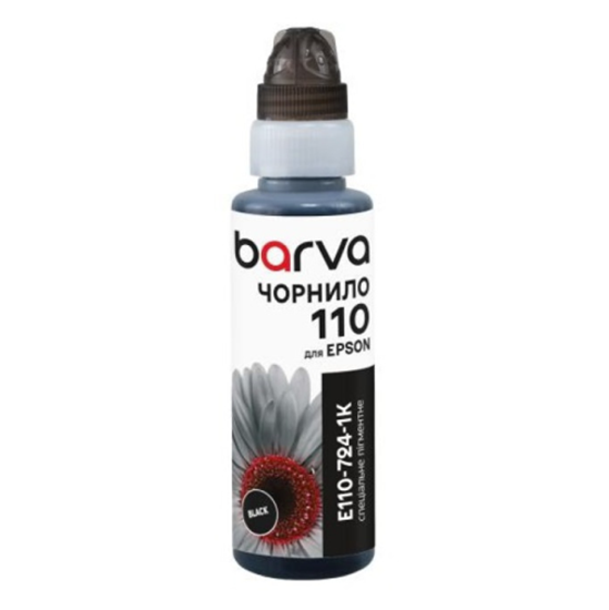 Picture of Compatible Barva Epson 110 BK (C13T03P14A) (E110-724-1K) Ink Refill Bottle, Black