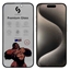 Attēls no Connect iPhone 15 Plus Privātums 3D Corning Gorilla Glass 5X stiprā melnā krāsā