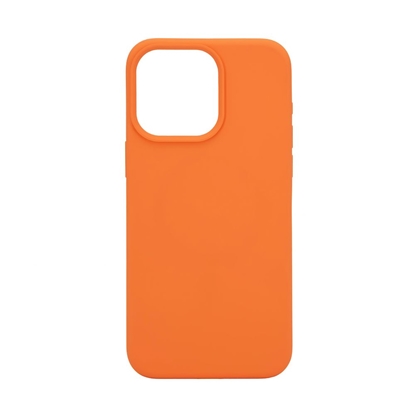 Attēls no Connect Apple iPhone 15 Pro Max Premium Magsafe Soft Touch Silicone Case New Function Orange