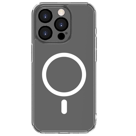 Picture of Connect Apple iPhone 15 Pro Clear Case With Magnetic and Camera Protection Transparent
