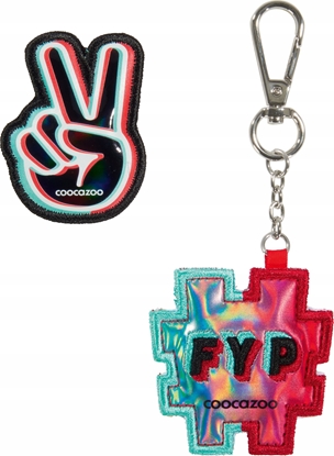 Attēls no Coocazoo COOCAZOO 2.0 set do plecaka COLOUR UP Tik Tok