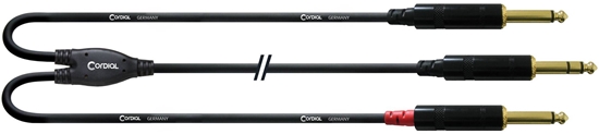 Picture of Cordial 6.3 mm to 2 x 6.3 mm audio cable, 3 m