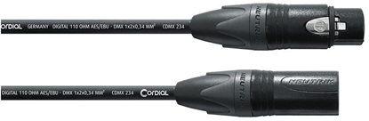 Attēls no Cordial AES/EBU XLR to XLR cable, 10 m