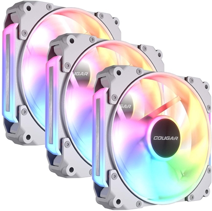Picture of COUGAR Gehäuse Lüfter Apolar 120ARGB,Reverse Blade,Weiß 3er-
