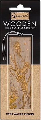 Attēls no Cozywood Zakadka drewniana zota Koniki morskie