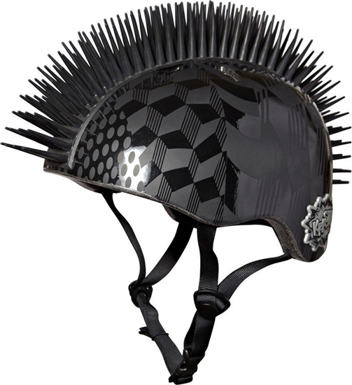 Picture of C-PREME Kask dziecicy juniorski C-PREME CUBE HEART BLACK HWK roz. M YOUTH 8+ (54-58 cm) (NEW)