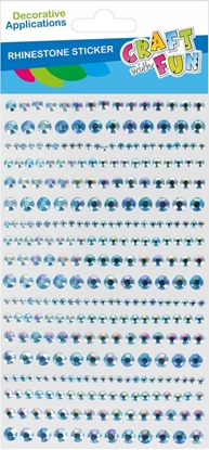 Picture of Craft with Fun OZDOBA DEK KRYSZT SPRZYL NIEB 18SZT CF PBH12/288