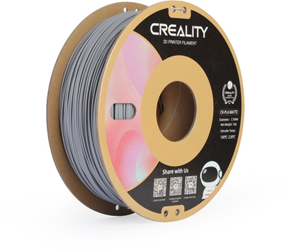 Attēls no Creality CR-PLA Matte filament for 3D printers, 1.75 mm, matte gray