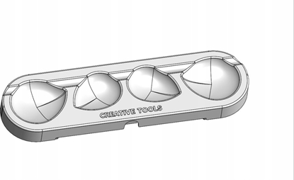 Attēls no Creative Tools Creative Tools: Paletka do farb i tuszów (bia³a)