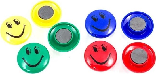 Изображение CreativeHome AG348 MAGNESY NA LODÓWK ZNACZKI UMIECH 8 SZT. uniwersalny