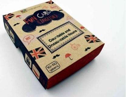 Attēls no Creativo Fun Card English Countable and Uncountable Nouns