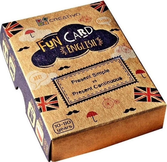 Picture of Creativo Fun Card English Present Simple Present Continuous