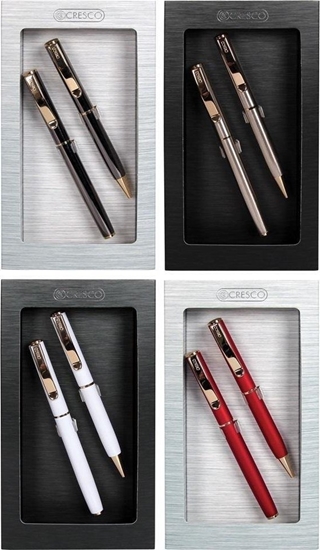 Picture of Cresco Zestaw Pióro + Dugopis CLASSIC w etui GIFT BOX
