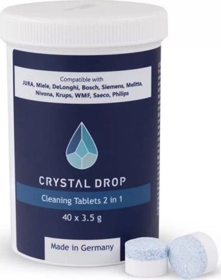 Picture of Crystal Drop CRYSTAL DROP 2 fazi valymo tablets (40 vnt. x 3.5 g)