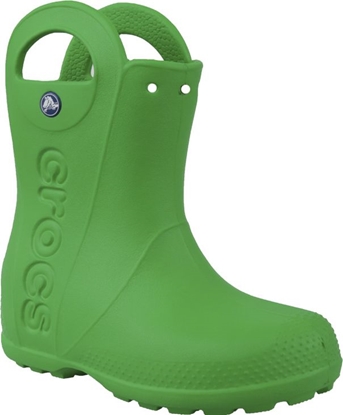 Изображение Crocs buty dziecice Handle Rain Boot zielone r. 34-35 (12803)
