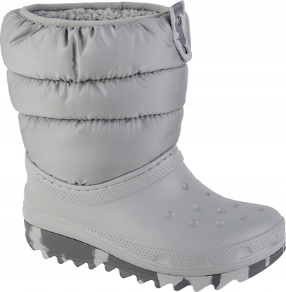 Picture of Crocs Crocs Classic Neo Puff Boot Kids 207684-007 szary 29/30