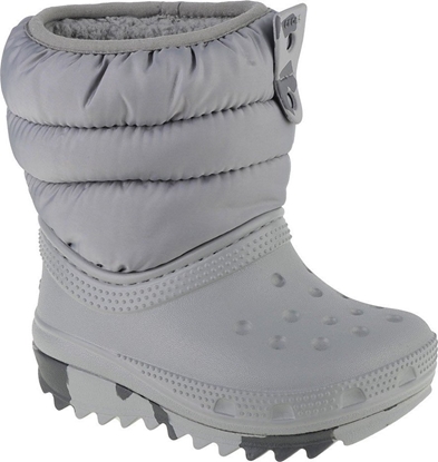 Изображение Crocs Crocs Classic Neo Puff Boot Toddler 207683-007 szary 25/26