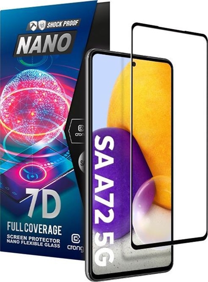 Picture of Crong Crong 7D Nano Flexible Glass - Niepkajce szko hybrydowe 9H na cay ekran Samsung Galaxy A72