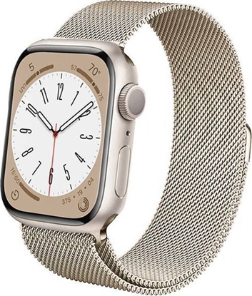 Attēls no Crong Crong Milano Steel  Pasek ze stali nierdzewnej do Apple Watch 38/40/41 mm (szampaski)