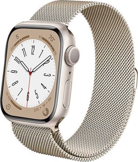 Picture of Crong Crong Milano Steel  Pasek ze stali nierdzewnej do Apple Watch 38/40/41 mm (szampaski)