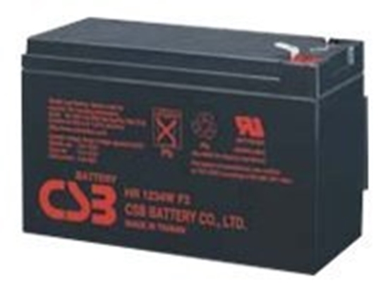 Picture of CSB Battery Battery 12V 9Ah 34W Pb F2 | HR1234WF2