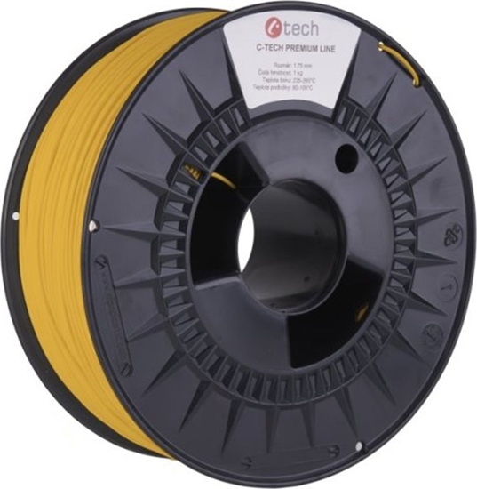 Picture of C-Tech Filament 3D C-TECH PREMIUM LINE ABS RAL1023 1,75mm 1kg Traffic yellow