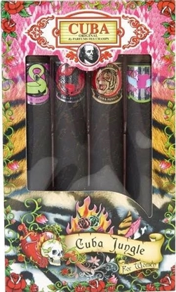 Изображение Cuba Jungle Snake Edp+Tiger Edp+Zebra Edp+Heartbreaker Edp 4x35ml