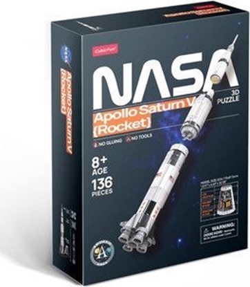 Attēls no Cubic Fun CUBIC FUN PUZZLE 3D NASA APOLLO SATURN V ROCKET