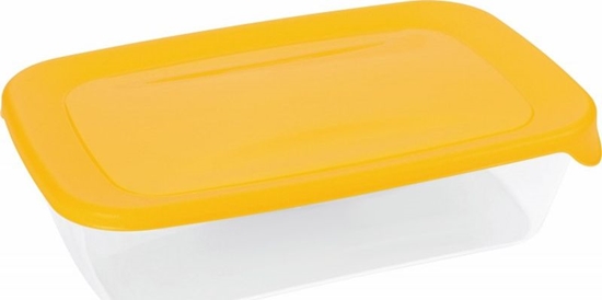 Picture of Curver POJEMNIK NA YWNO "FRESH&GO" PROSTOKTNY 1L ÓTY/ TRANSPARENTNY 182294