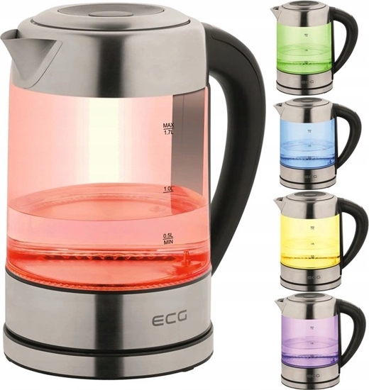 Picture of Czajnik ECG ECG Colore virdulys 1,7l; 2200 W; Removable and washable limescale laelinis