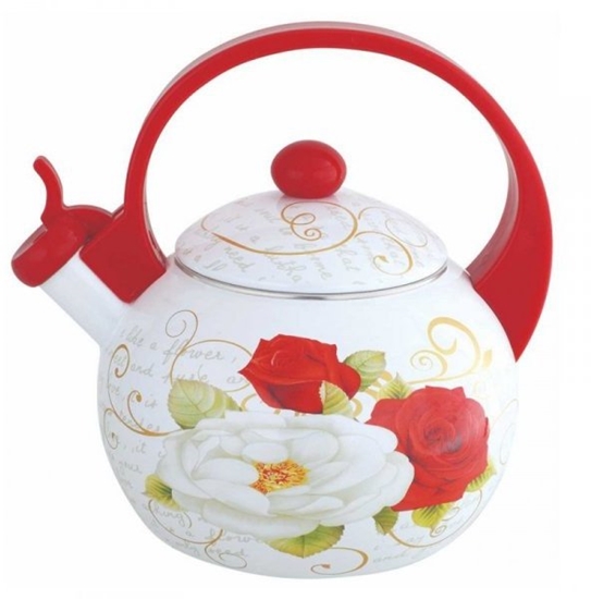 Picture of CZAJNIK EMALIOWANY 2L Z GWIZDKIEM KINGHOFF KH-1910