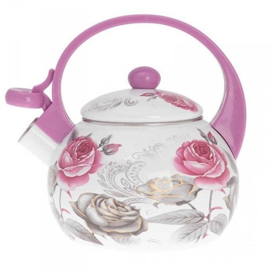 Изображение CZAJNIK EMALIOWANY 2L Z GWIZDKIEM KINGHOFF KH-1911