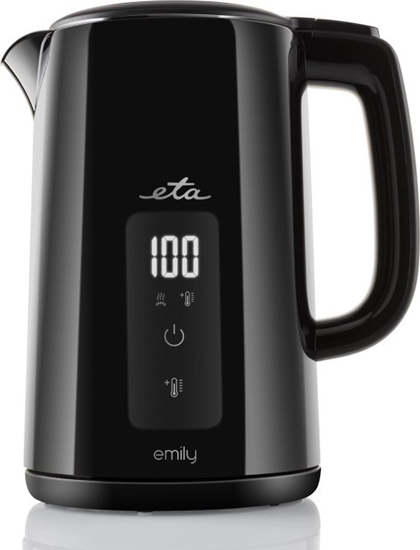 Picture of Czajnik Eta ETA Virdulys | Emily ETA459590000 | Electric | 2200 W | 1.5 L | Nerdijantis plienas | 360° rotational base | Juodas