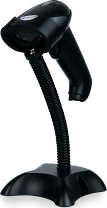 Attēls no Czytnik kodów kreskowych HDWR Automatyczny czytnik kodów 1D z podstawk i trybem zapamitywania HD44A