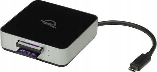 Изображение Czytnik OWC Atlas Dual CFexpress + SD Card Card Reader: USB-C Dual-slot CFexpress Type B and SDXC UHS-II Card Reader