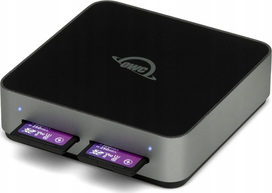 Picture of Czytnik OWC Atlas Dual SD Card Reader: USB-C Dual-Slot SDXC UHS-II Card Reader